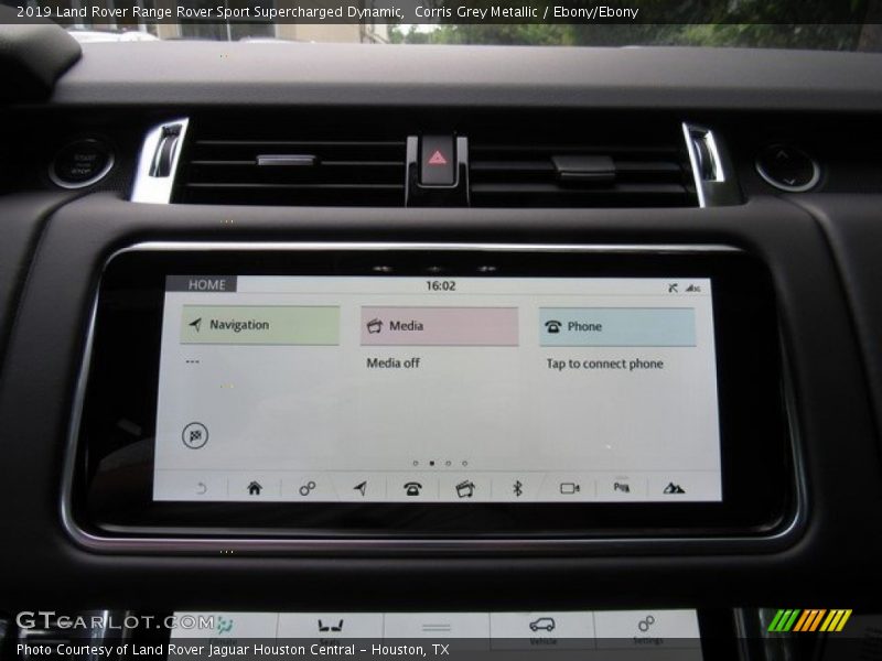 Controls of 2019 Range Rover Sport Supercharged Dynamic