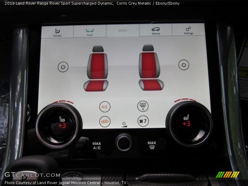 Controls of 2019 Range Rover Sport Supercharged Dynamic
