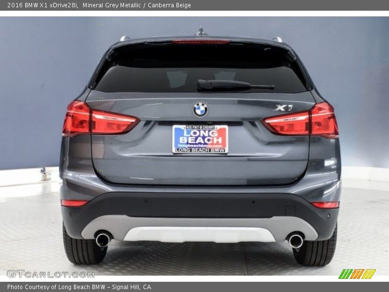 Mineral Grey Metallic / Canberra Beige 2016 BMW X1 xDrive28i