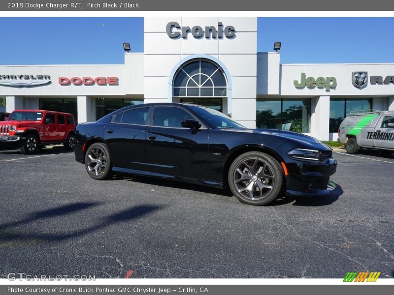 Pitch Black / Black 2018 Dodge Charger R/T