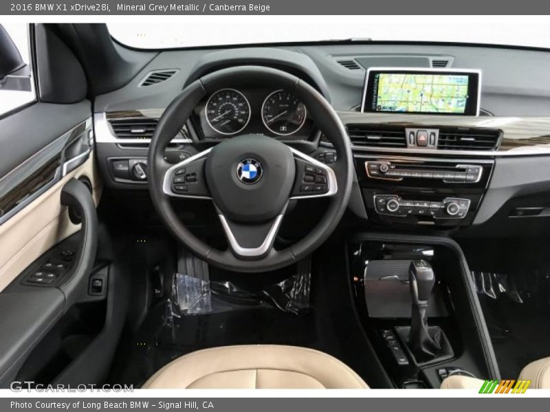 Mineral Grey Metallic / Canberra Beige 2016 BMW X1 xDrive28i