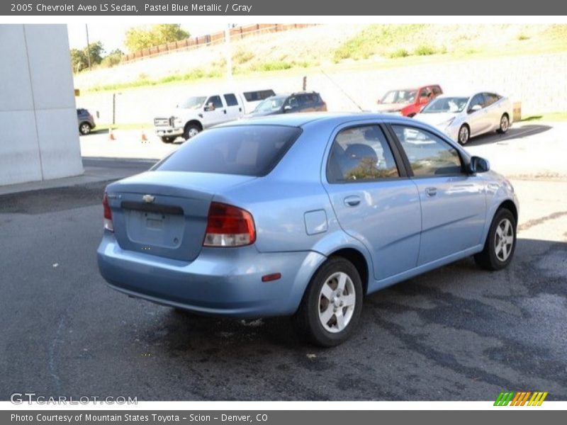Pastel Blue Metallic / Gray 2005 Chevrolet Aveo LS Sedan