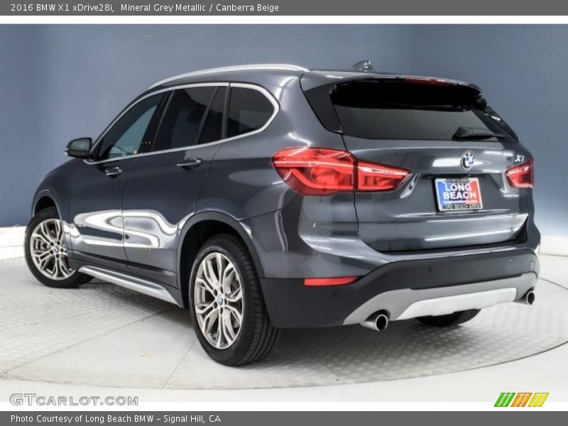 Mineral Grey Metallic / Canberra Beige 2016 BMW X1 xDrive28i