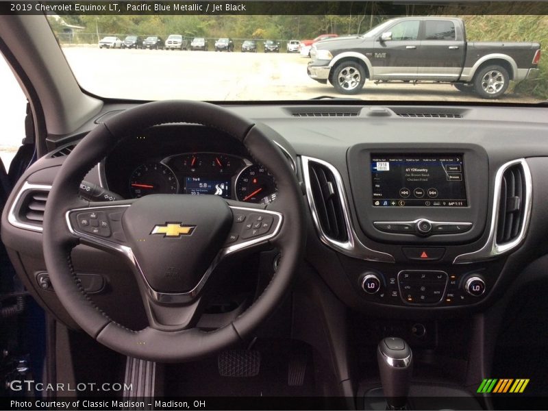 Pacific Blue Metallic / Jet Black 2019 Chevrolet Equinox LT