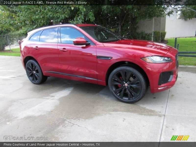 Firenze Red Metallic / Ebony 2019 Jaguar F-PACE S AWD