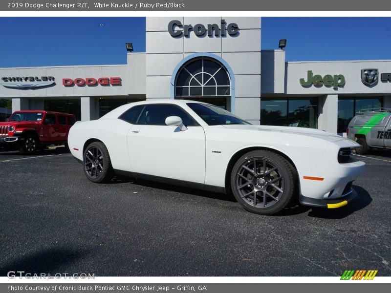 White Knuckle / Ruby Red/Black 2019 Dodge Challenger R/T