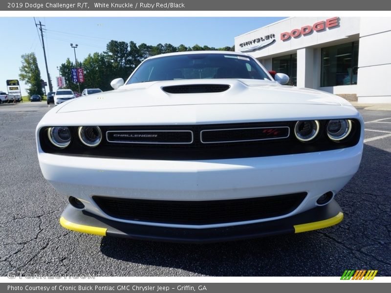 White Knuckle / Ruby Red/Black 2019 Dodge Challenger R/T