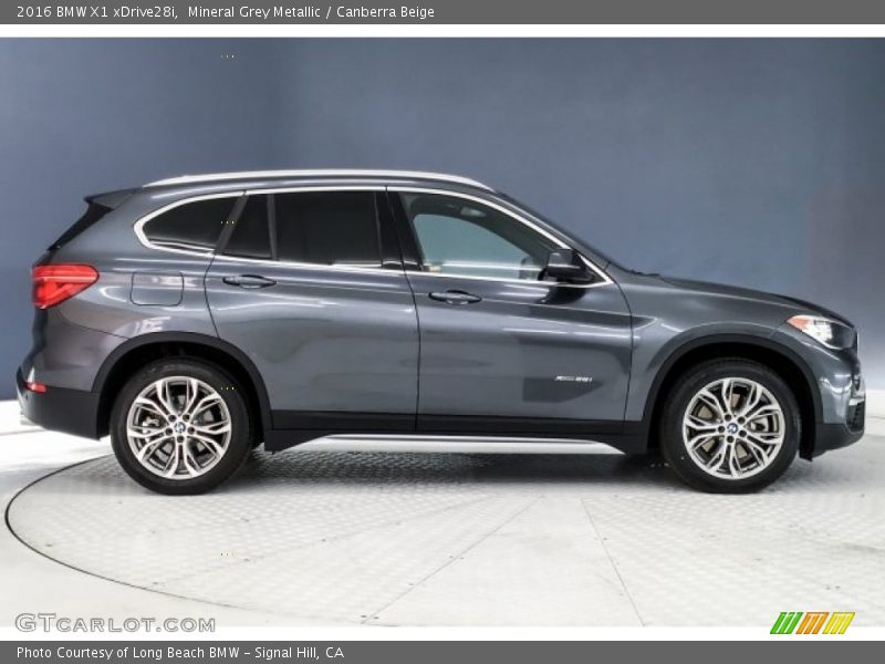 Mineral Grey Metallic / Canberra Beige 2016 BMW X1 xDrive28i