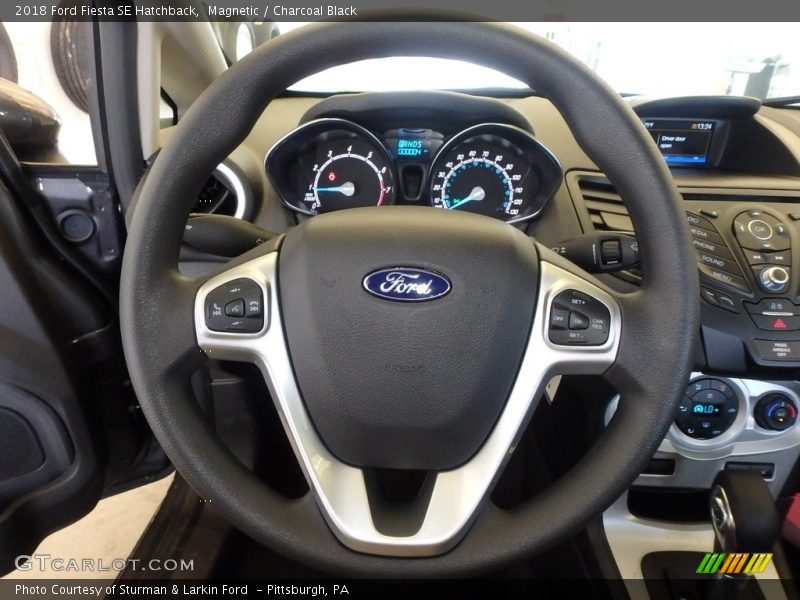 Magnetic / Charcoal Black 2018 Ford Fiesta SE Hatchback