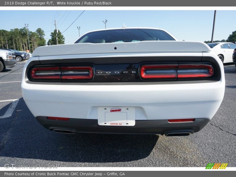 White Knuckle / Ruby Red/Black 2019 Dodge Challenger R/T