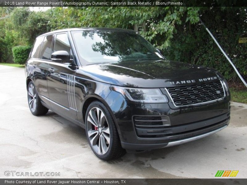 Santorini Black Metallic / Ebony/Pimento 2018 Land Rover Range Rover SVAutobiography Dynamic