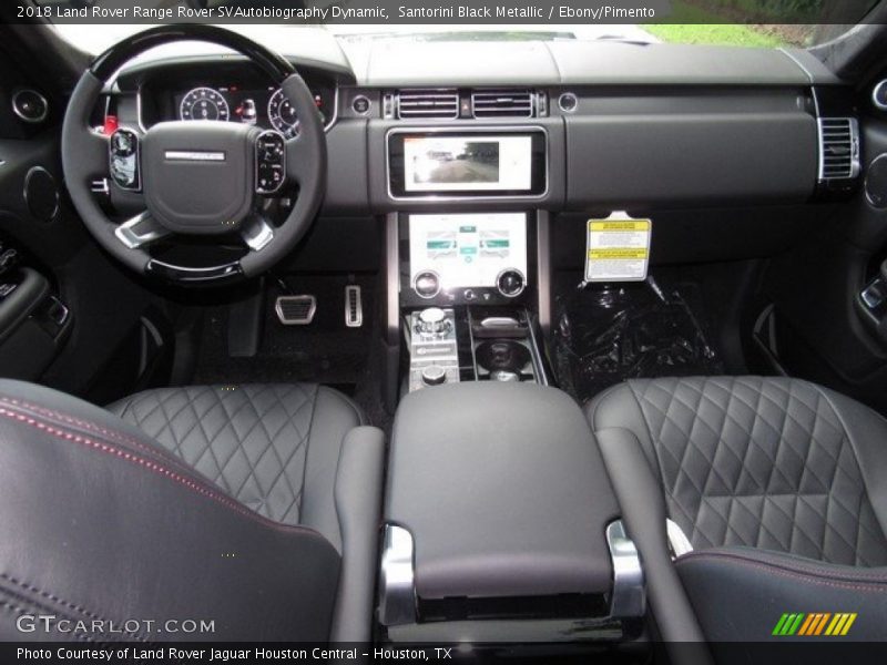 Dashboard of 2018 Range Rover SVAutobiography Dynamic