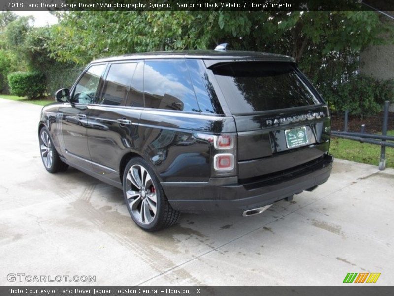 Santorini Black Metallic / Ebony/Pimento 2018 Land Rover Range Rover SVAutobiography Dynamic