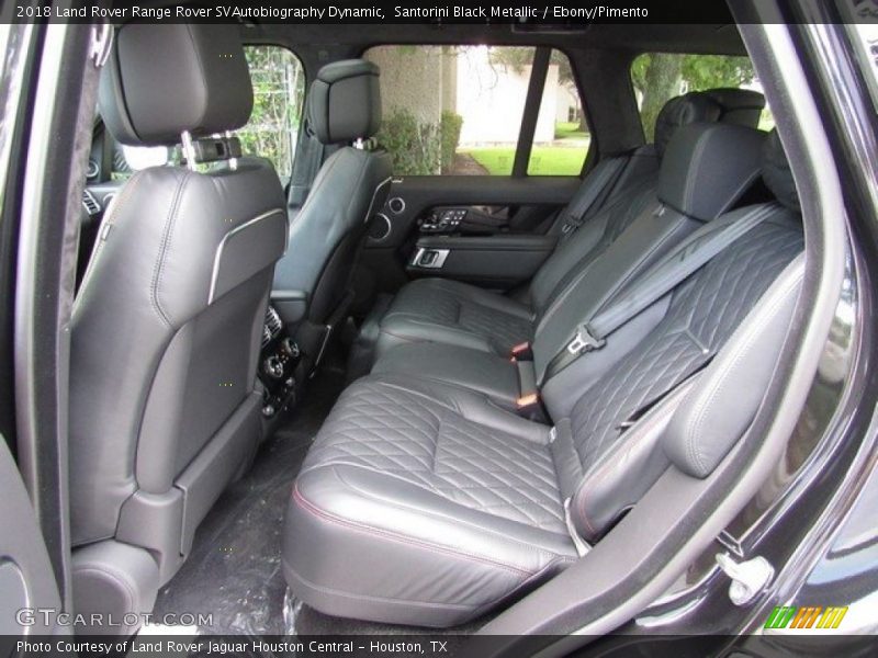 Rear Seat of 2018 Range Rover SVAutobiography Dynamic