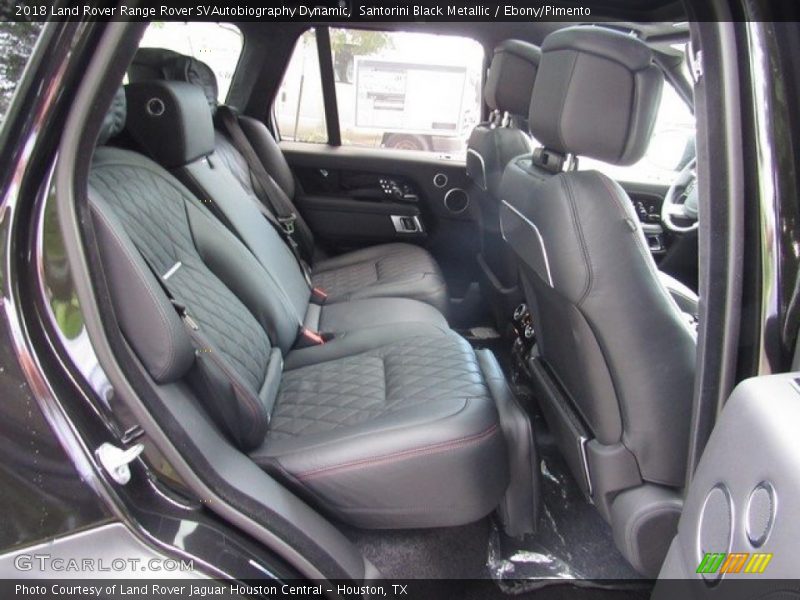 Rear Seat of 2018 Range Rover SVAutobiography Dynamic