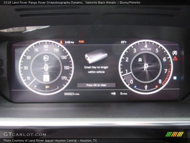  2018 Range Rover SVAutobiography Dynamic SVAutobiography Dynamic Gauges