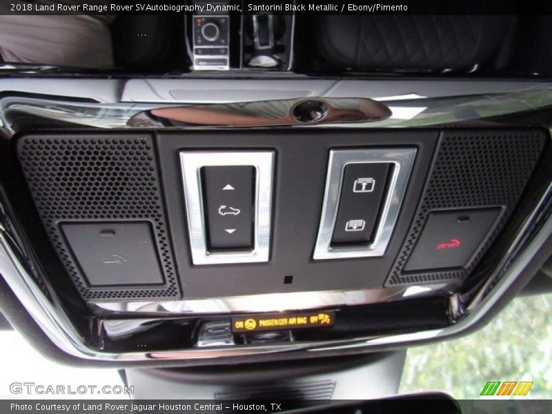 Controls of 2018 Range Rover SVAutobiography Dynamic