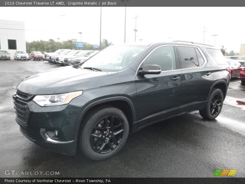 Graphite Metallic / Jet Black 2019 Chevrolet Traverse LT AWD