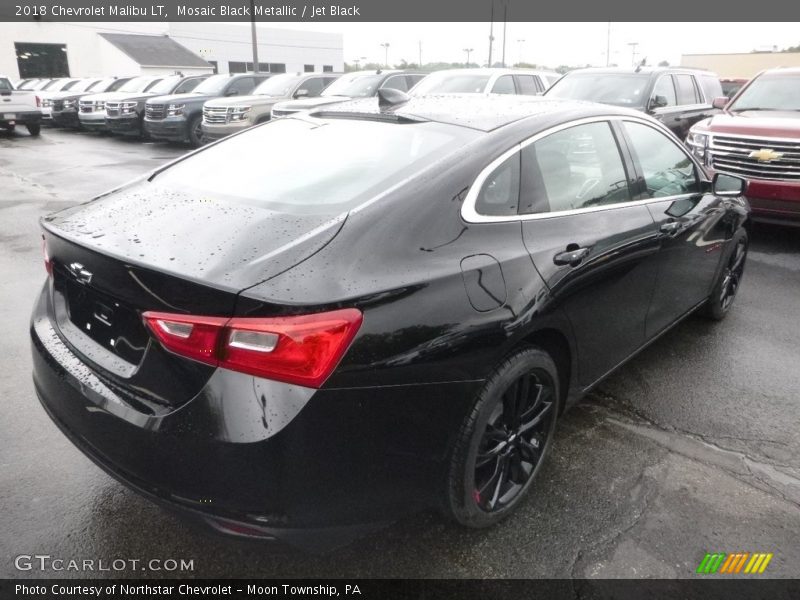 Mosaic Black Metallic / Jet Black 2018 Chevrolet Malibu LT