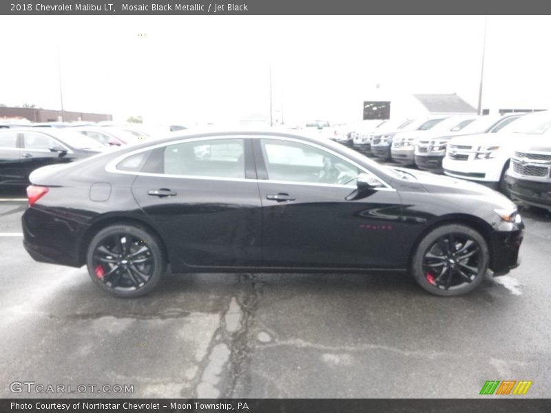 Mosaic Black Metallic / Jet Black 2018 Chevrolet Malibu LT