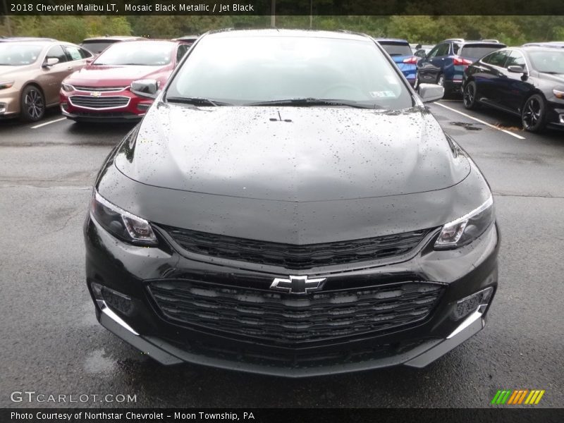 Mosaic Black Metallic / Jet Black 2018 Chevrolet Malibu LT