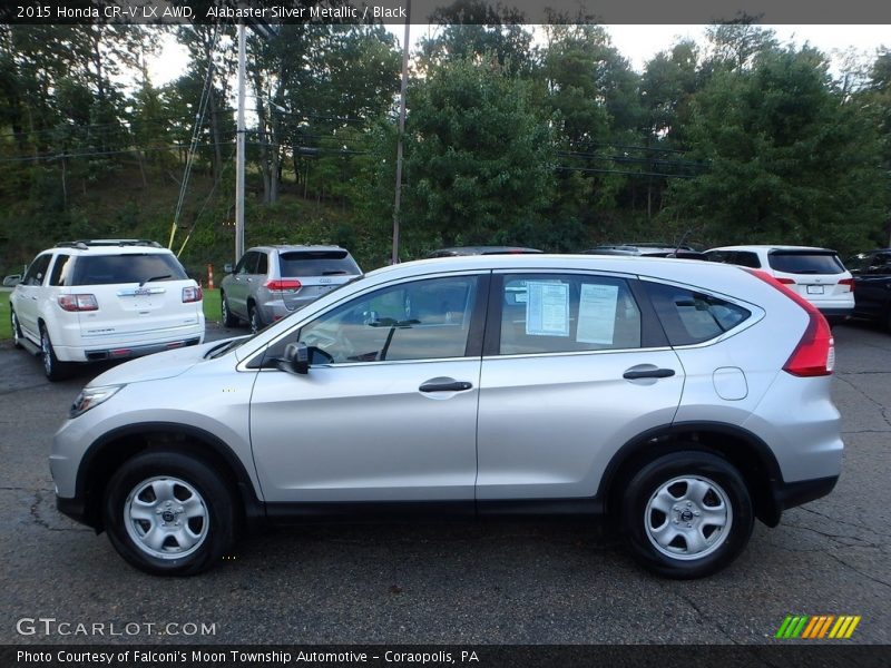 Alabaster Silver Metallic / Black 2015 Honda CR-V LX AWD
