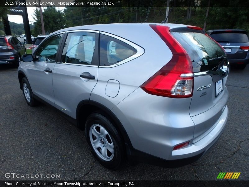 Alabaster Silver Metallic / Black 2015 Honda CR-V LX AWD