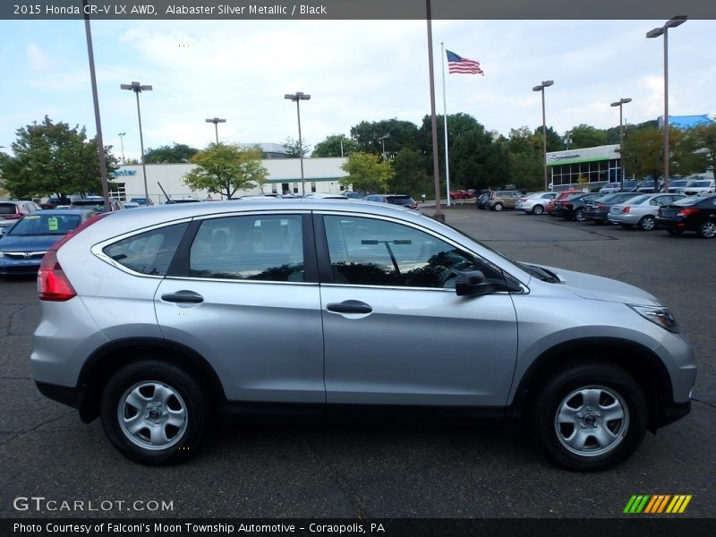 Alabaster Silver Metallic / Black 2015 Honda CR-V LX AWD