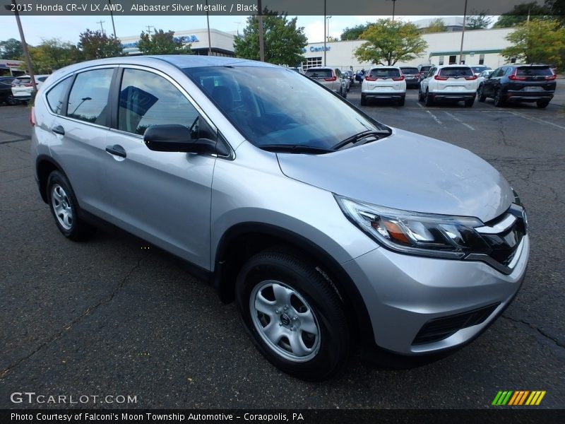 Alabaster Silver Metallic / Black 2015 Honda CR-V LX AWD
