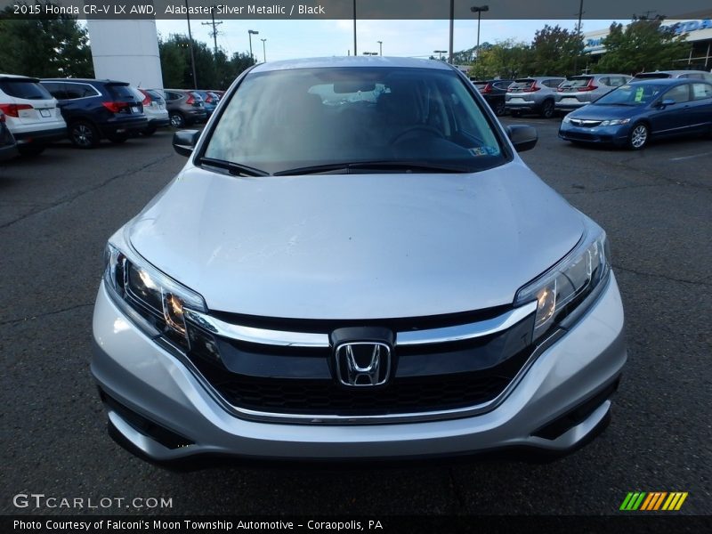 Alabaster Silver Metallic / Black 2015 Honda CR-V LX AWD