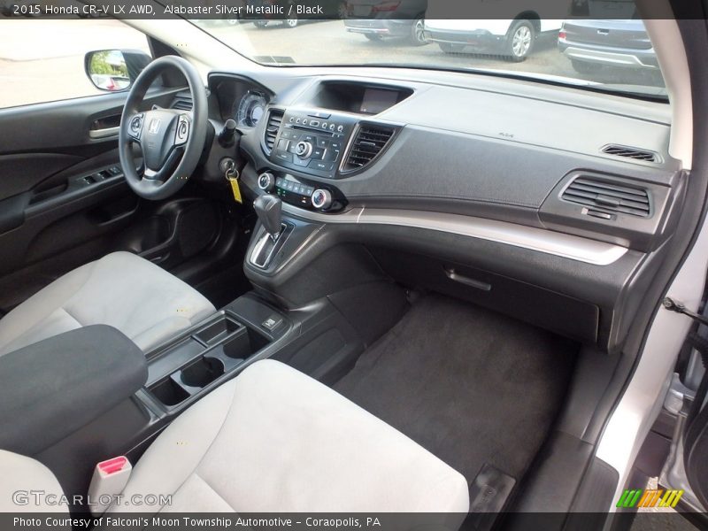 Alabaster Silver Metallic / Black 2015 Honda CR-V LX AWD