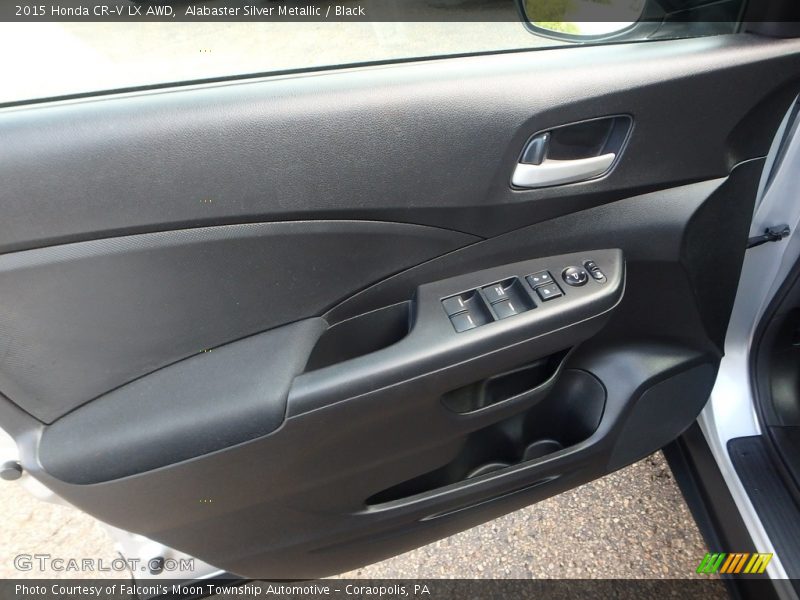 Alabaster Silver Metallic / Black 2015 Honda CR-V LX AWD