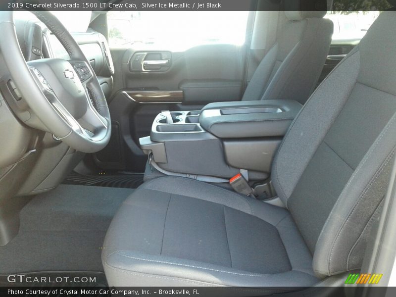 Silver Ice Metallic / Jet Black 2019 Chevrolet Silverado 1500 LT Crew Cab