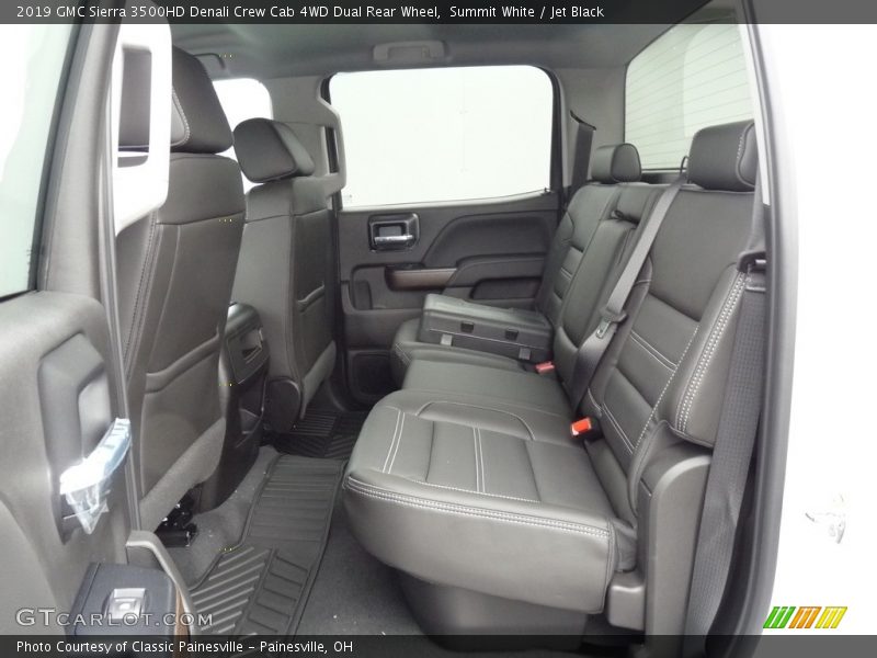 Rear Seat of 2019 Sierra 3500HD Denali Crew Cab 4WD Dual Rear Wheel