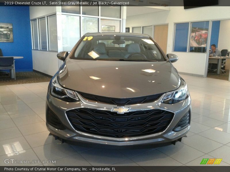 Satin Steel Gray Metallic / Jet Black/­Galvanized 2019 Chevrolet Cruze LT