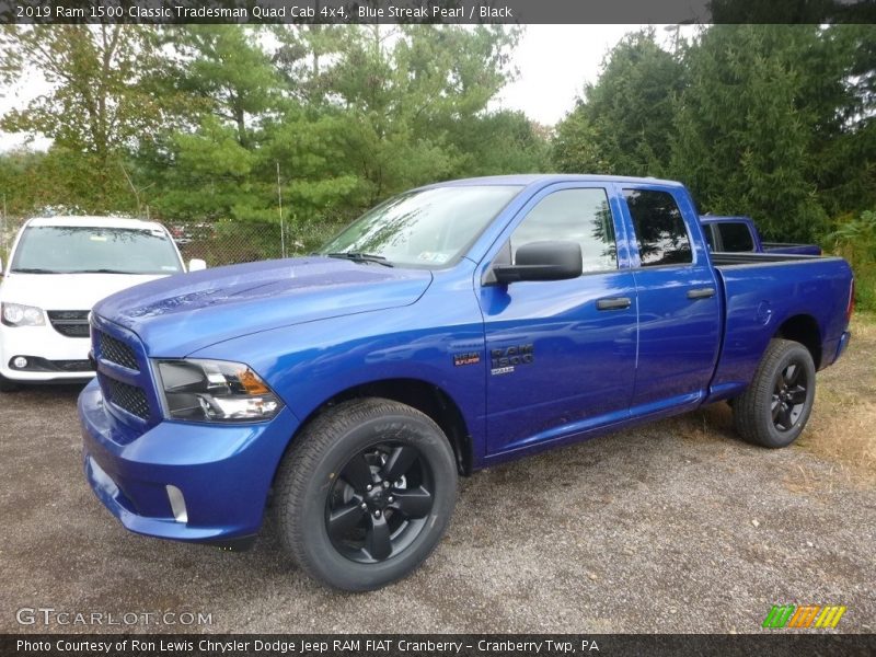 Blue Streak Pearl / Black 2019 Ram 1500 Classic Tradesman Quad Cab 4x4