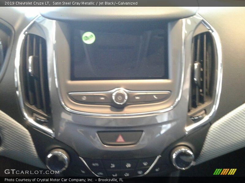 Satin Steel Gray Metallic / Jet Black/­Galvanized 2019 Chevrolet Cruze LT