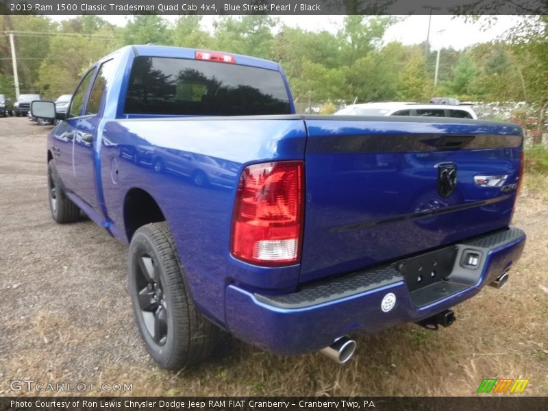 Blue Streak Pearl / Black 2019 Ram 1500 Classic Tradesman Quad Cab 4x4