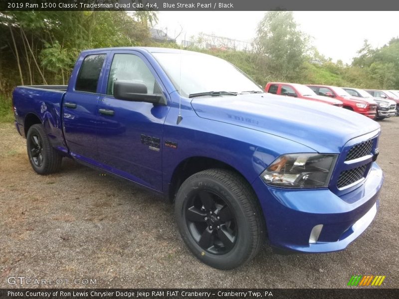 Blue Streak Pearl / Black 2019 Ram 1500 Classic Tradesman Quad Cab 4x4