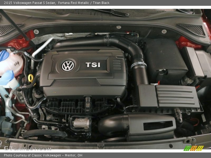 Fortana Red Metallic / Titan Black 2015 Volkswagen Passat S Sedan