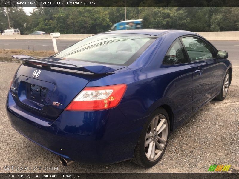 Fiji Blue Metallic / Black 2007 Honda Civic Si Coupe