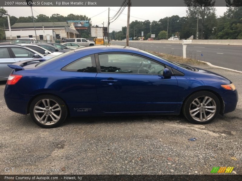 Fiji Blue Metallic / Black 2007 Honda Civic Si Coupe