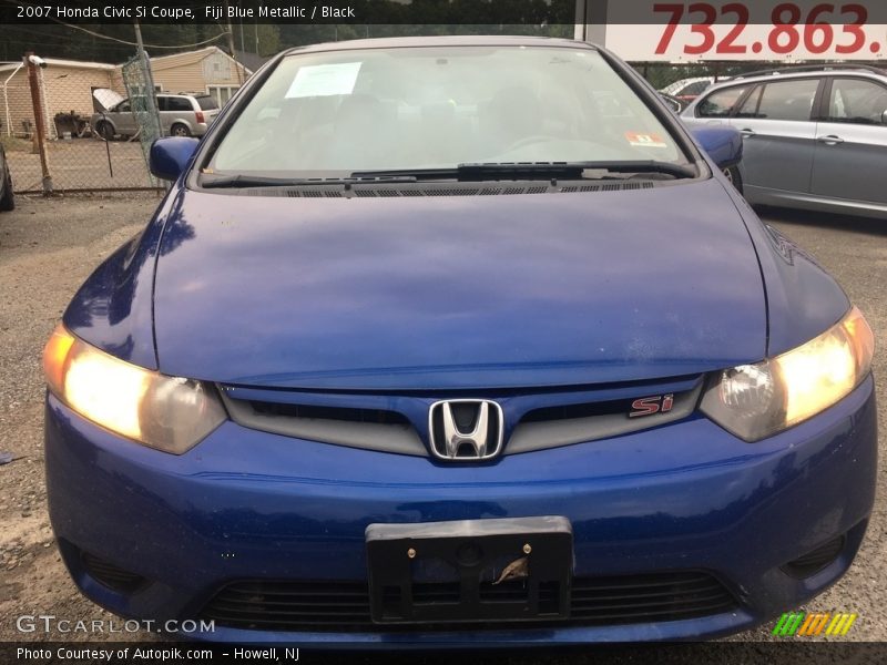 Fiji Blue Metallic / Black 2007 Honda Civic Si Coupe