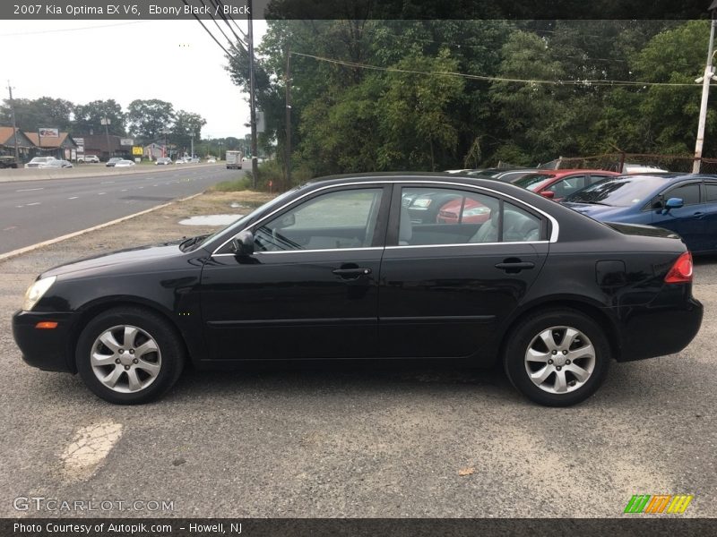 Ebony Black / Black 2007 Kia Optima EX V6