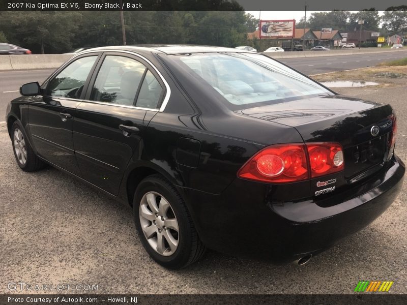 Ebony Black / Black 2007 Kia Optima EX V6