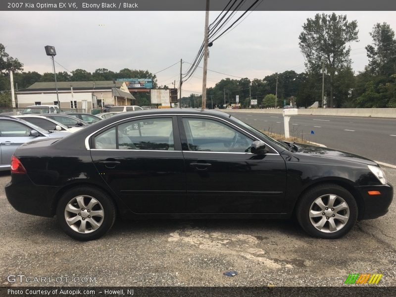 Ebony Black / Black 2007 Kia Optima EX V6