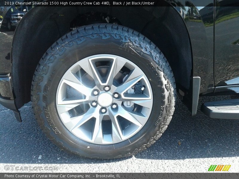 Black / Jet Black/Umber 2019 Chevrolet Silverado 1500 High Country Crew Cab 4WD