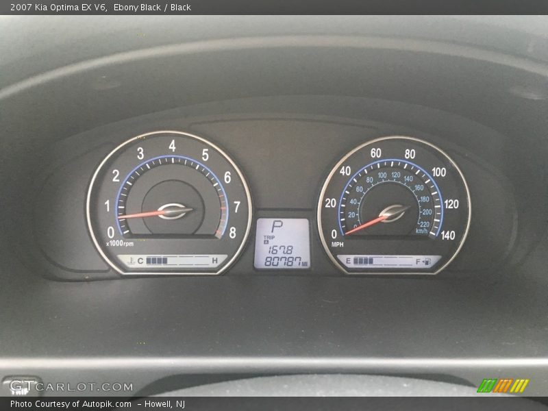Ebony Black / Black 2007 Kia Optima EX V6
