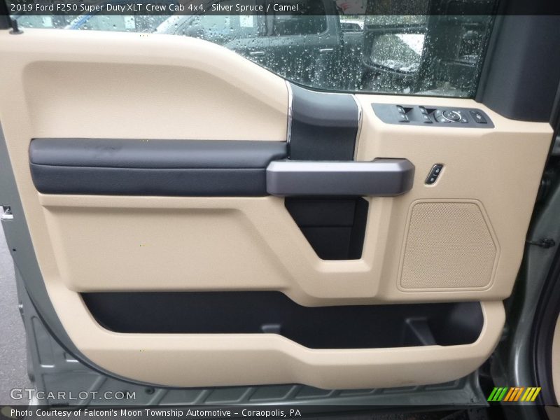 Silver Spruce / Camel 2019 Ford F250 Super Duty XLT Crew Cab 4x4