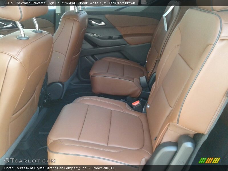 Rear Seat of 2019 Traverse High Country AWD